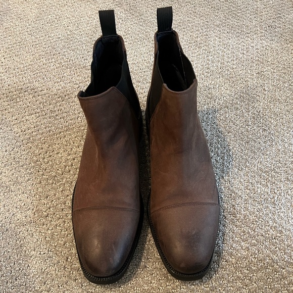 Cole Haan manmade waterproof espresso leather boots - Picture 8 of 10